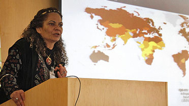 Lidia Brito addresses the STEPS Centre Symposium
