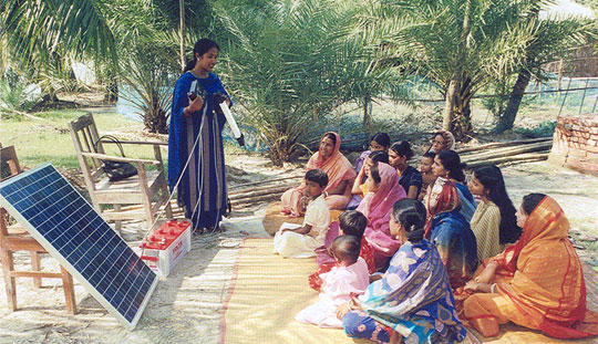 Solar home system training in Bangladesh
