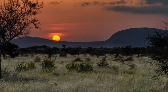 Sunset in Kenya