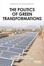 Politics of green transformations book cover