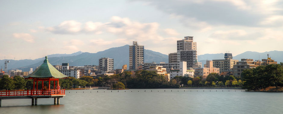 Fukuoka city skyline