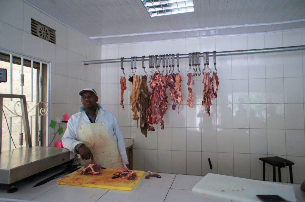 Butcher in Arusha, Tanzania