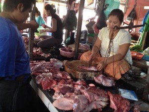 Myanmar butcher. Photo: Dan Tucker