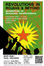 Rojava event poster