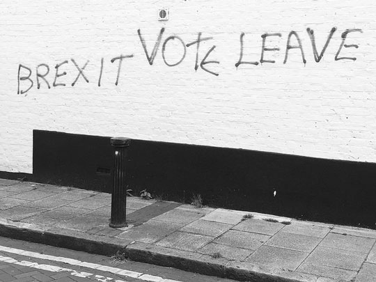 Brexit graffiti